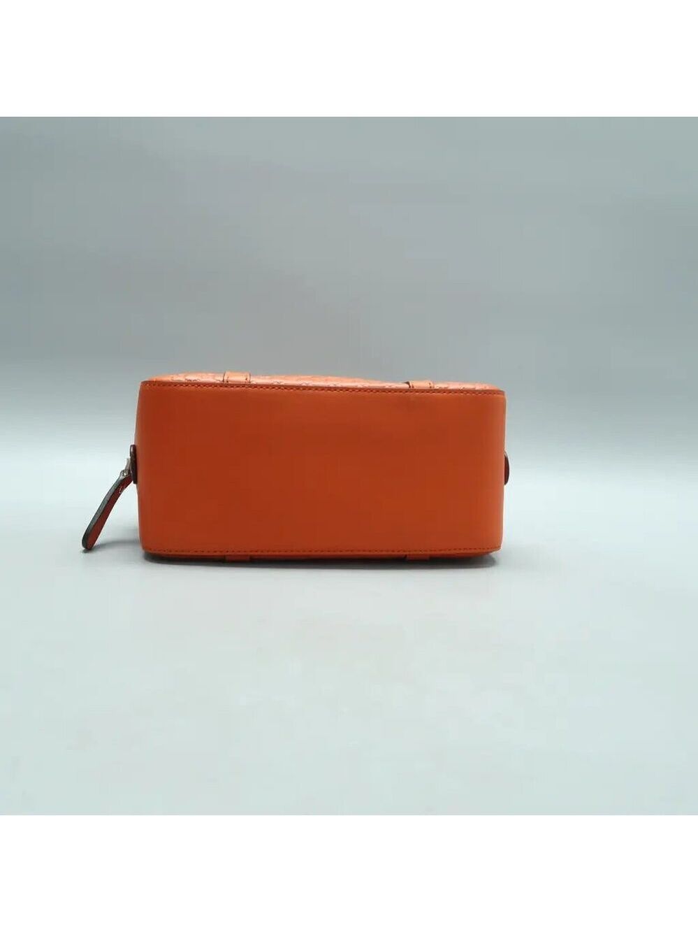 GUCCI Orange Leather Satchel 665-060525 - Picture 5 of 12